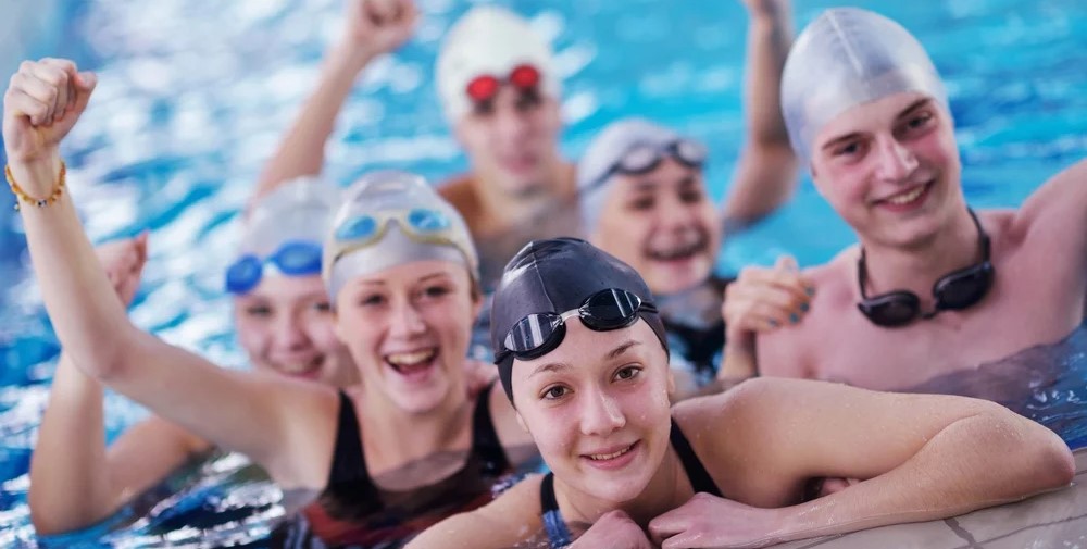 teen swimming